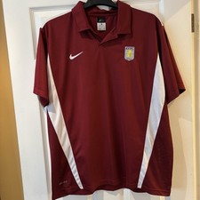 Aston Villa Retro Late 2000?s / Early 2010?s Dri Fit Men?s XL Polo Shirt Claret