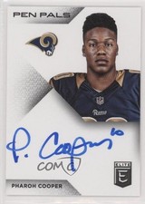 2016 Donruss Elite Pen Pals Pharoh Cooper #PP-PC Auto 0bd