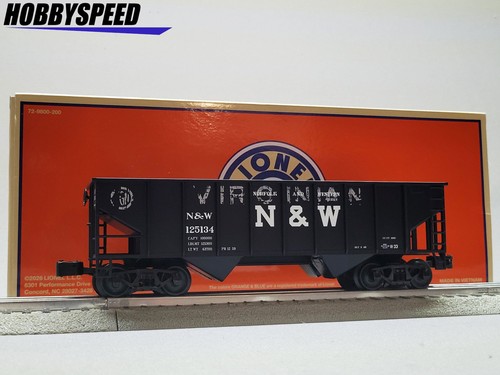 LIONEL N&W/VIRGINIAN TOLVA DE 2 BAHÍAS CALIBRE O TREN DE CARGA VAGÓN FERROCARRIL 2642479 NUEVO | Condition: New