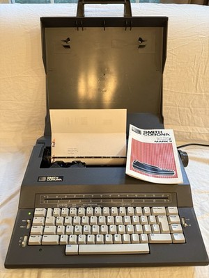  VTG Smith Corona Electric Typewriter Spell Right I Mark II w/ Case