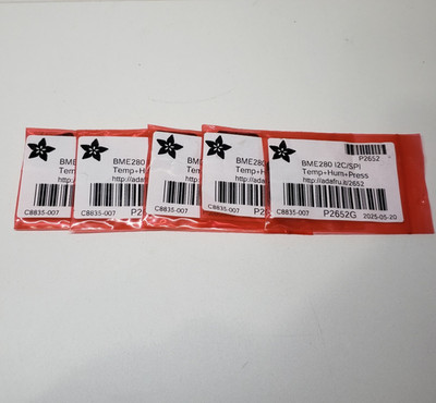(LOT OF 5) ATMOSPHERIC PRESSURE SENSOR BME280
