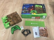 TOP Xbox One S Minecraft Limited Edition 1TB + Creeper Controller OVP
