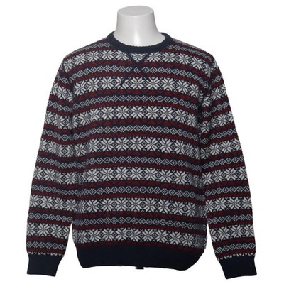 Race Marine, Strickpullover, Größe: L, Rot/Weiß/Blau, Acryl/Wolle, Print #eTq