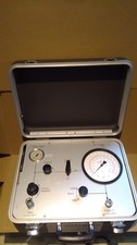 Pneumatic Test Kit. Air pressure gauges in alloy case.