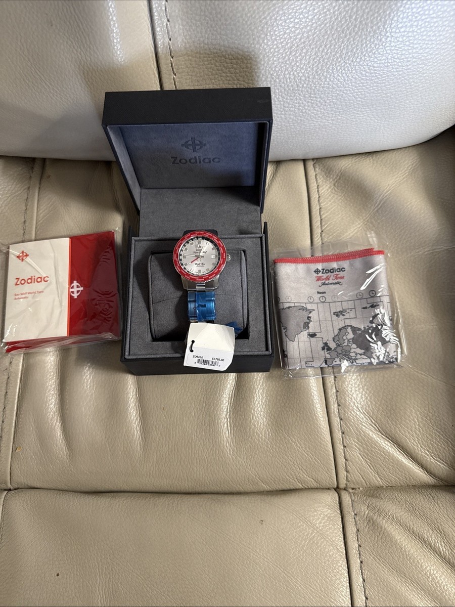 Official Zodiac Super Sea Wolf World Time Limited Edition - ZO9410