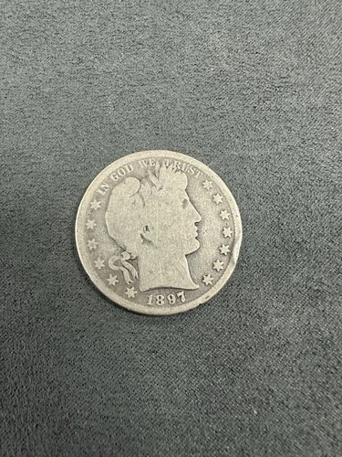 1897 S 50C Barber Silver Half Dollar Key Date