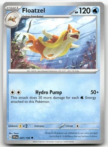 Floatzel 047/198 Scarlet & Violet Base Set Uncommon