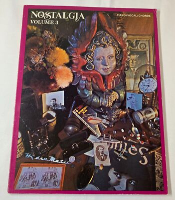 piano/vocal/chords songbook NOSTALGIA V.3 ~ 1987 CPP/Belwin