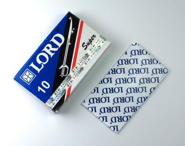 100 hojas de afeitar de seguridad de doble filo LORD Classic