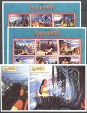 Walt Disney, Pocahontas - Guyana - ** MNH 1995
