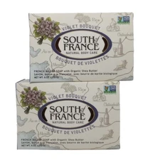 South of France French Milled Soap, Violet Bouquet, 6 Ounces