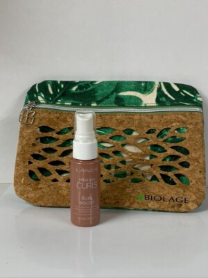 LANZA Healing Curls Curl Boost Activating Spray 1.0oz 30ml. & travel bag    