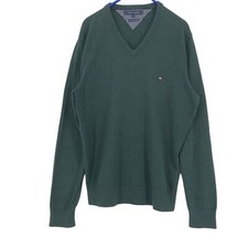 Tommy Hilfiger Men's 8 Cashmere V-Neck Sweater Size M - GK2