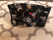 Handmade Face Mask Sugar Skull Dogs 