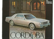 1983 Chrysler Cordoba brochure oem