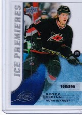15-16 2015-16 UPPER DECK ICE BROCK McGINN ICE PREMIERES ROOKIE /1999 161