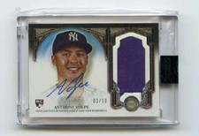2023 Topps Dynasty Anthony Volpe SS NY Yankees #03/10 DAP-AV7 RC Patch Auto Hot!