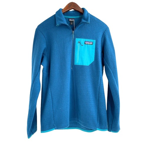 Vintage Patagonia Velocity Men's Blue Full Zip Jacket Shell