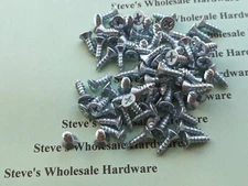 #8 x 1/2" Flat Head Phillips Type A Sheet Metal or Wood Tapping Screws ZP Steel