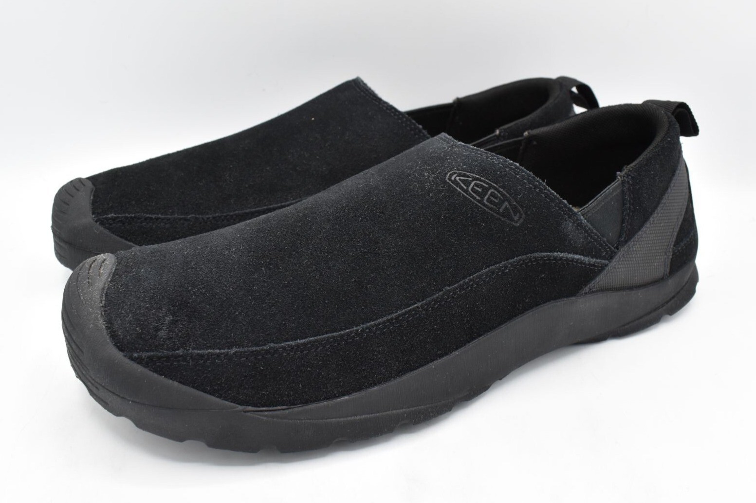 Scarpe sneakers slip on Keen uomo taglia 11 5 Jasper nere scamosciate