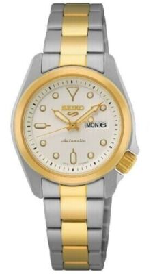 New Seiko 5 Sports Collection SRE004 Women's Stainless Steel Automatic Watch