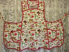 HANDMADE BIB APRON     FIFTIES KITCHEN