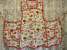 HANDMADE BIB APRON     FIFTIES KITCHEN
