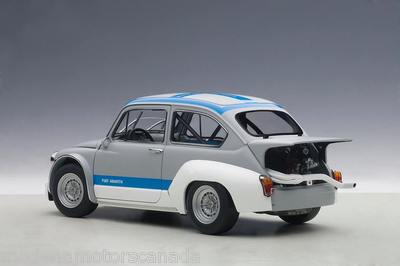 1/18 オートアート フィアット アバルト 1000 TCR ミニカー FIAT ABARTH 1000 TCR MATTE GRAY BLUE STRIPES 1:18 by AUTOART