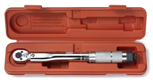 1/4 Inch Professional Drive Click Type Ratcheting Torque Wrench