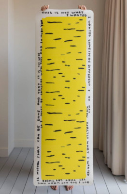 DAVID SHRIGLEY This Is Not What I Wanted (2021) limited edition of 300 yoga mat