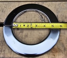 4" IPS Chrome Split Pipe Spring Escutcheon Steel Ring Plate 101.6 mm