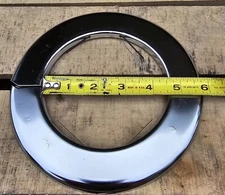 Lot of 2 - 4" IPS Chrome Split Pipe Spring Escutcheon Steel Ring Plate 101.6 mm 