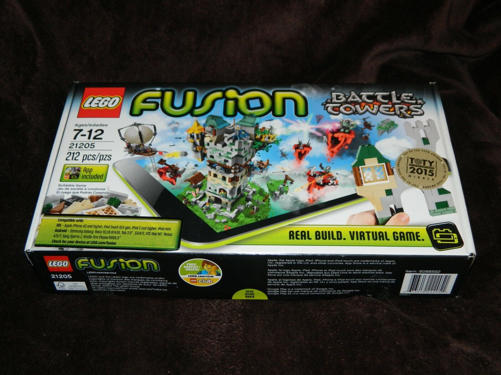 LEGO 21205 Fusion Set Battle Towers 212 Pcs Puzzle Building Game New in  Open Box