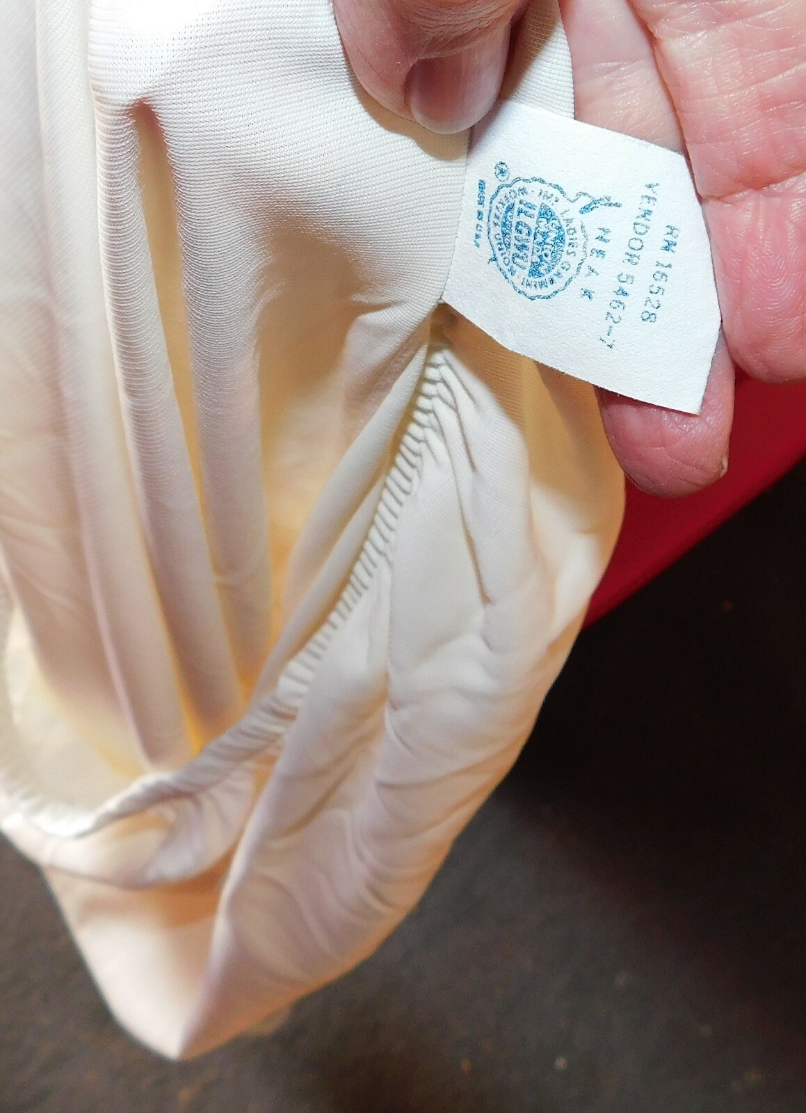 Vintage Ivory JC Penney's half slip, nylon, ILGWU uni… Gem