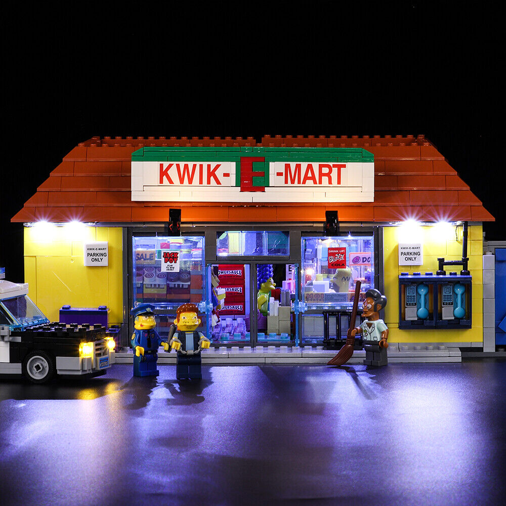 BuildMoc Light LED Lighting Kit fit for 71016 The Simpsons The Kwik-E Mart
