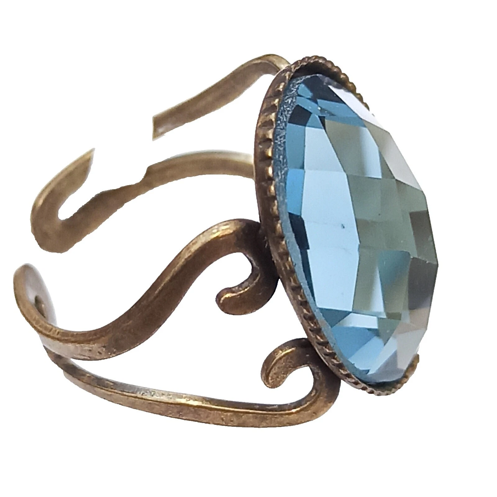 Retro Glass Fashion Rings