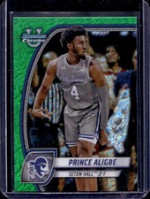 Prince Aligbe 2024-25 Bowman University Chrome #82 Green Shimmer