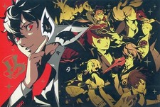 Persona 5 The Royal Foil Postcard Phantom Thieves Gathering 14.8x10cm