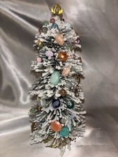 Albero pennello setole fatto a mano decorato scala 1:6-1:12 decorazione o casa delle bambole Natale