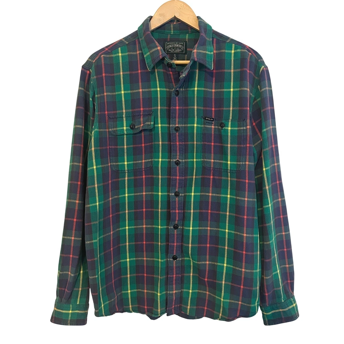 【Special】80s Polo Country flannel shirt Polo Ralph Lauren Country In Men's Casual Shirts for sale | eBay