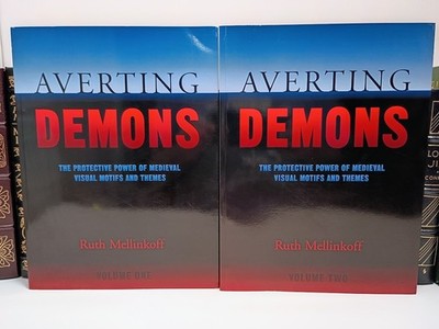 Averting Demons Mellinkoff Medieval Art Apotropaic Grotesques 2 Volume Set VG