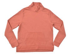 Under Armour ColdGear Women's S Pink Mock Neck Pullover Fleece Hoodie Sweatshirt