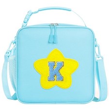 Insulated Lunch Bag for Work, School K Blue