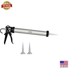 Professional Grade 18:1 Caulk Gun - Convertible for 20 oz and 10 oz Packs