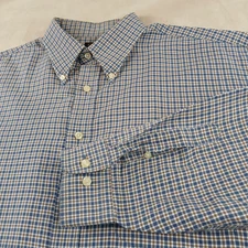 Jos A Bank Executive Collection Large Mens Shirt 26x31 Fits 2XL Long Sleeve