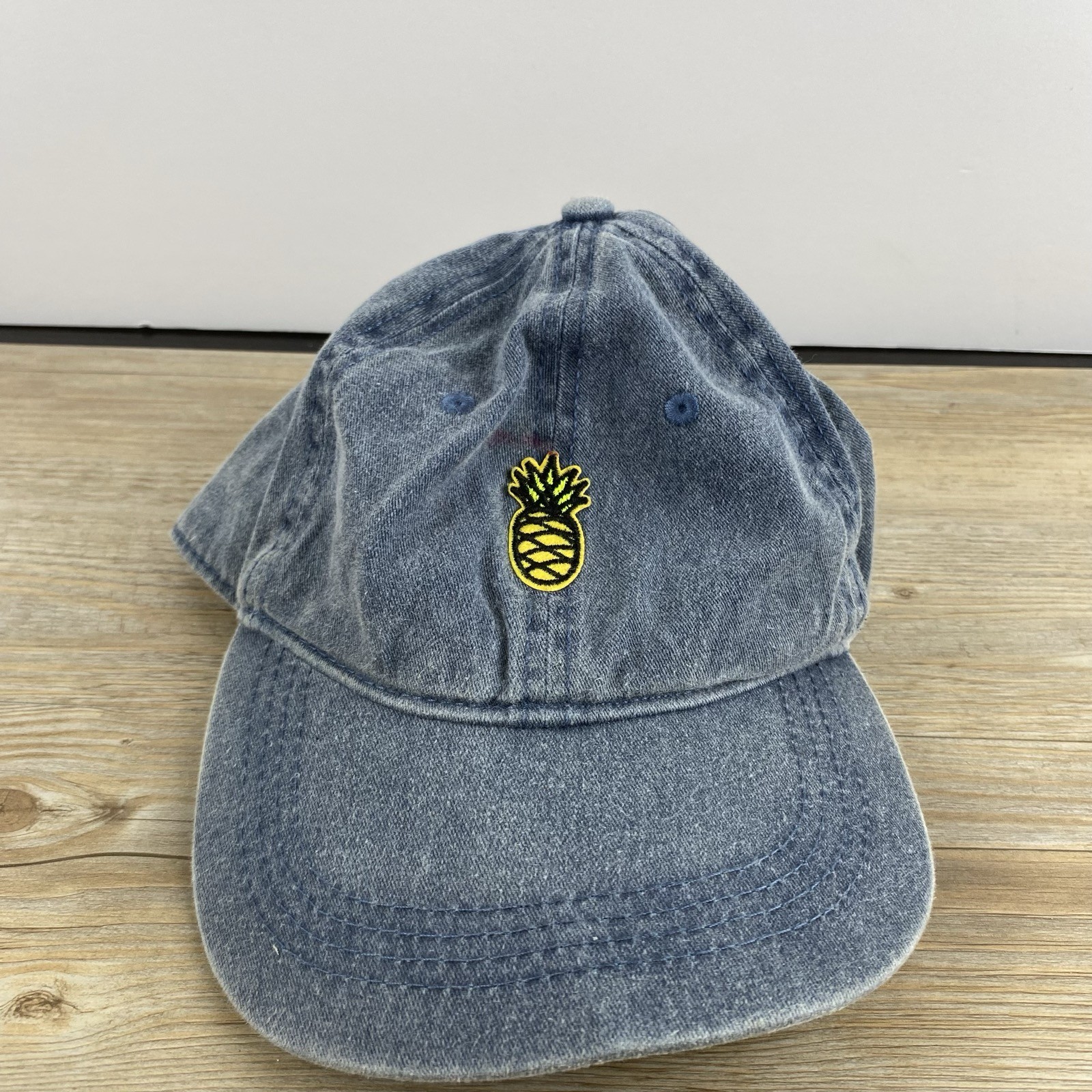 Pineapple Blue Hat Cap Pineapple Blue Adjustable … - image 3