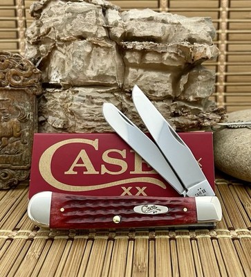 Case XX USA Pocket Worn Corncob Jig Old Red Bone 783 Trapper