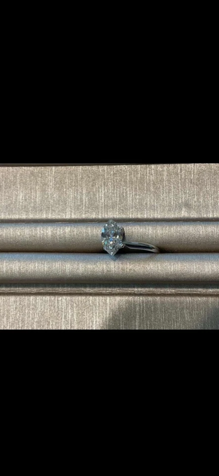 1.5 Carat Marquise F/Vvs2 Engagement Diamond Ring - Image 3 of 4