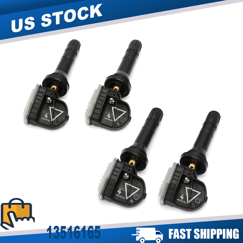 4Pcs 13516165 TPMS Tire Air Pressure Sensor TPMS For GM Chevrolet Silverado GMC