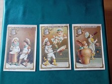 Liebig Old Cards Chromos S 260 Marmitons  3 Cartes